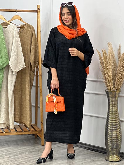پیراهن کوکی مشکی 1
