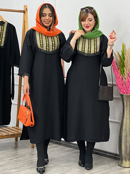 پیراهن بیدمشک مشکی 1