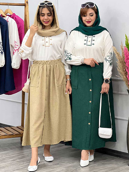 ست چند تیکه سبز 1