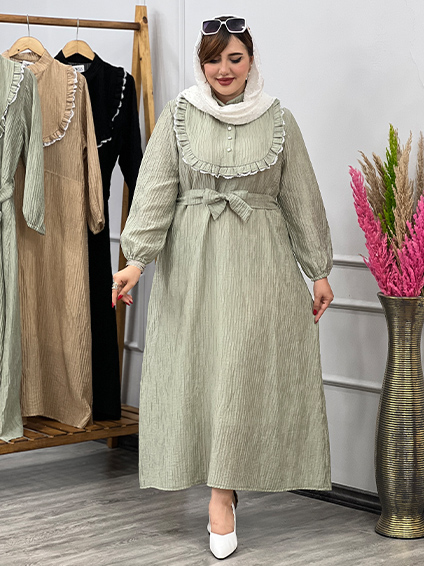 پیراهن پاگون سبز 1
