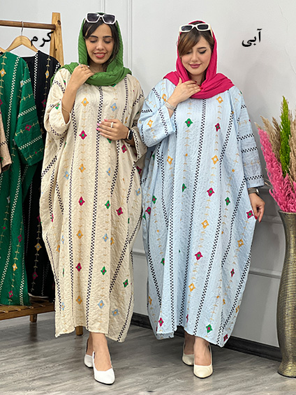  پیراهن بی بی گل آبی 1
