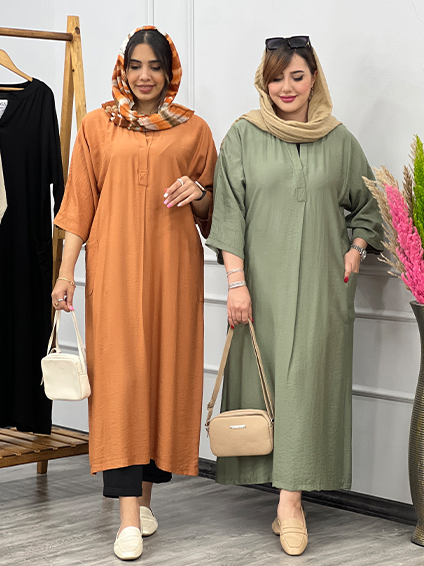  پیراهن آپامه سبز 1