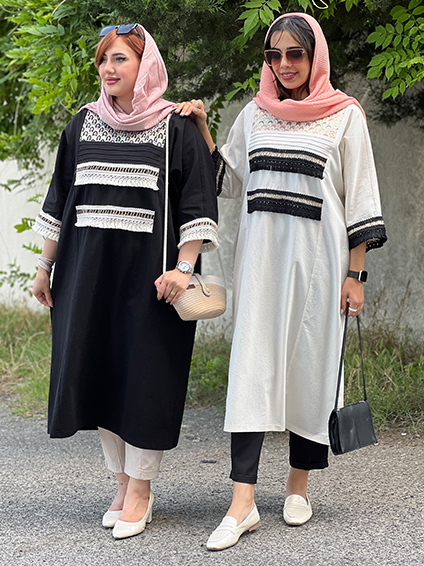 پیراهن تابان مشکی 1