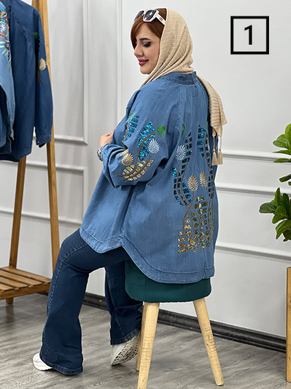 شومیز جین آلما طرح 1 1