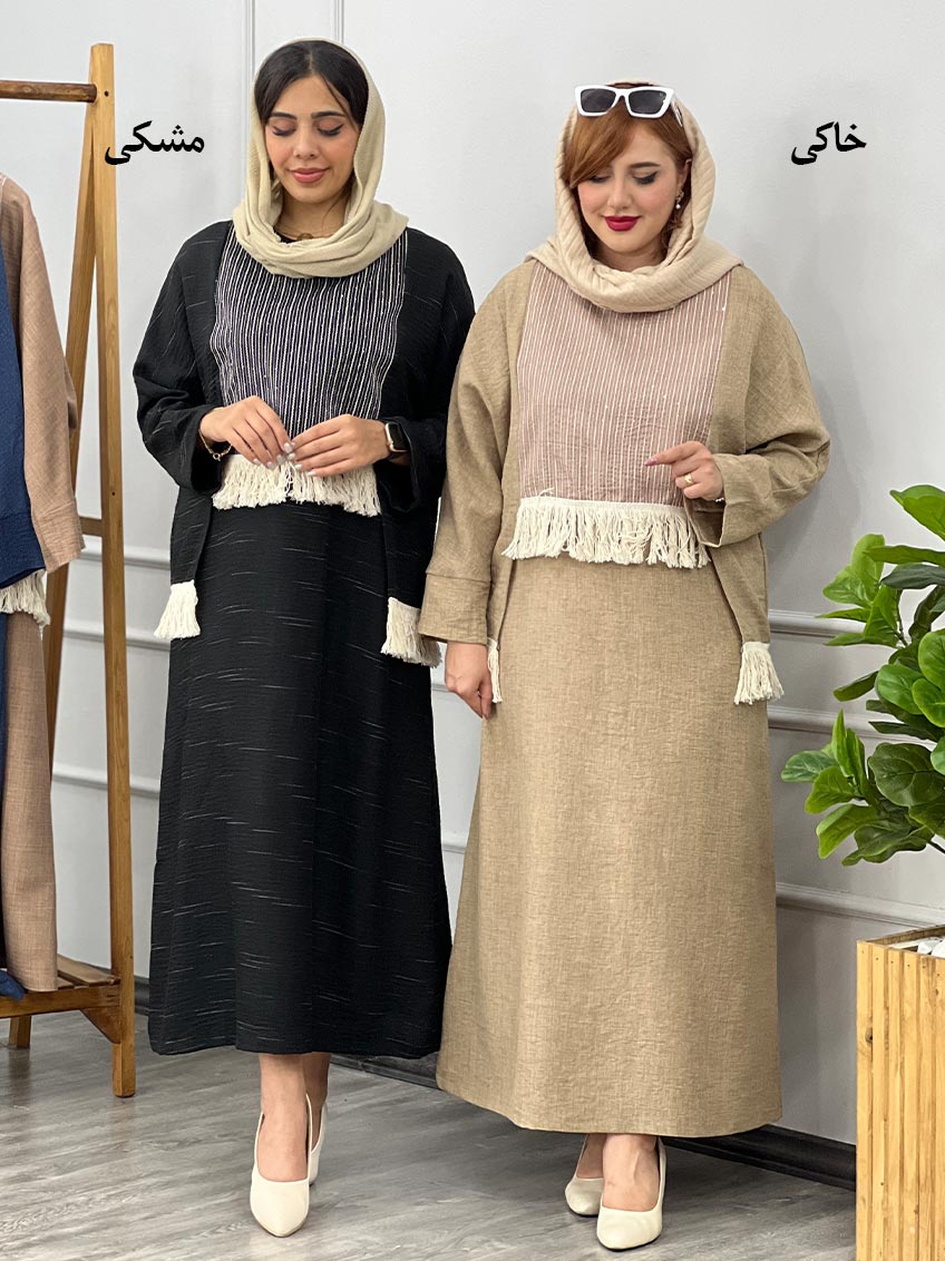 پیراهن زنانه مشکی 1