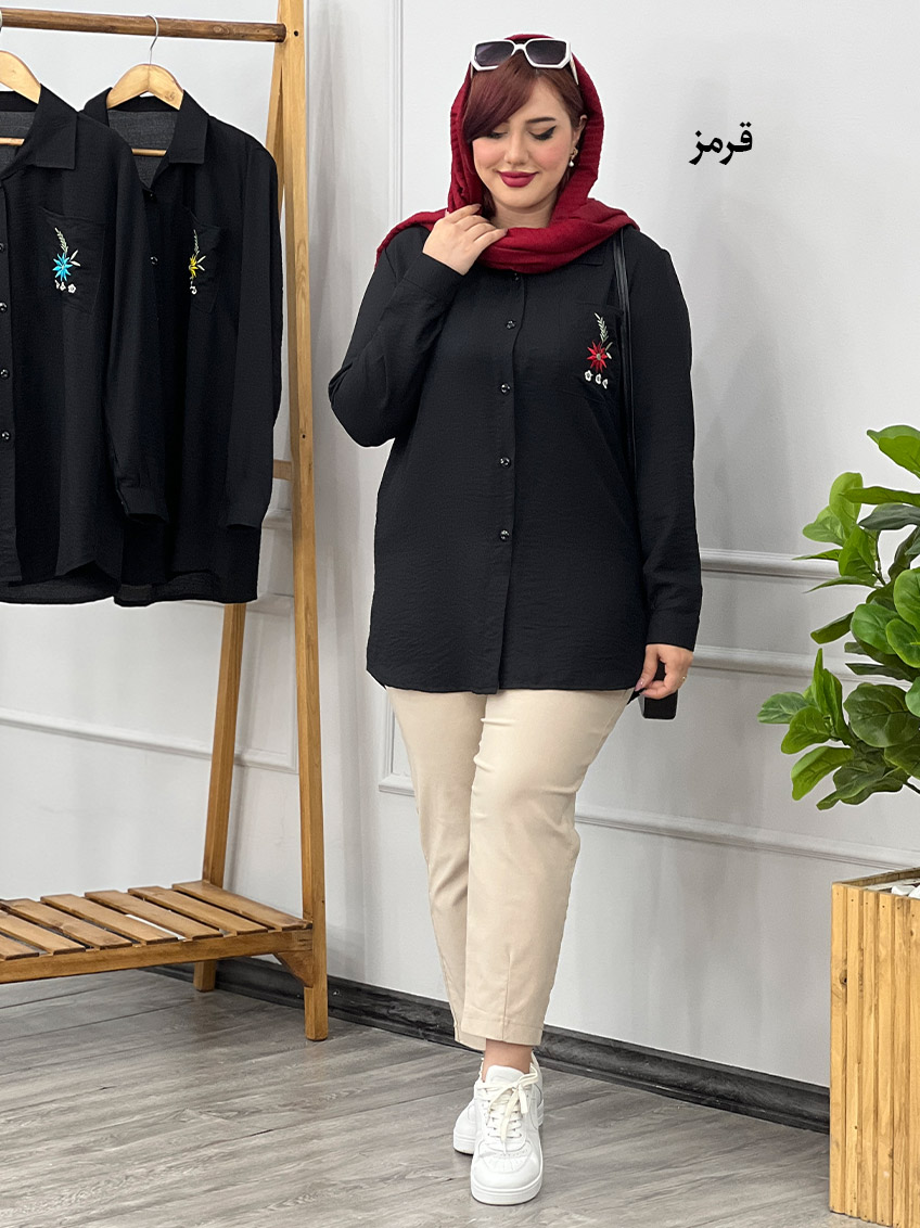  شومیز بنفشه قرمز 1