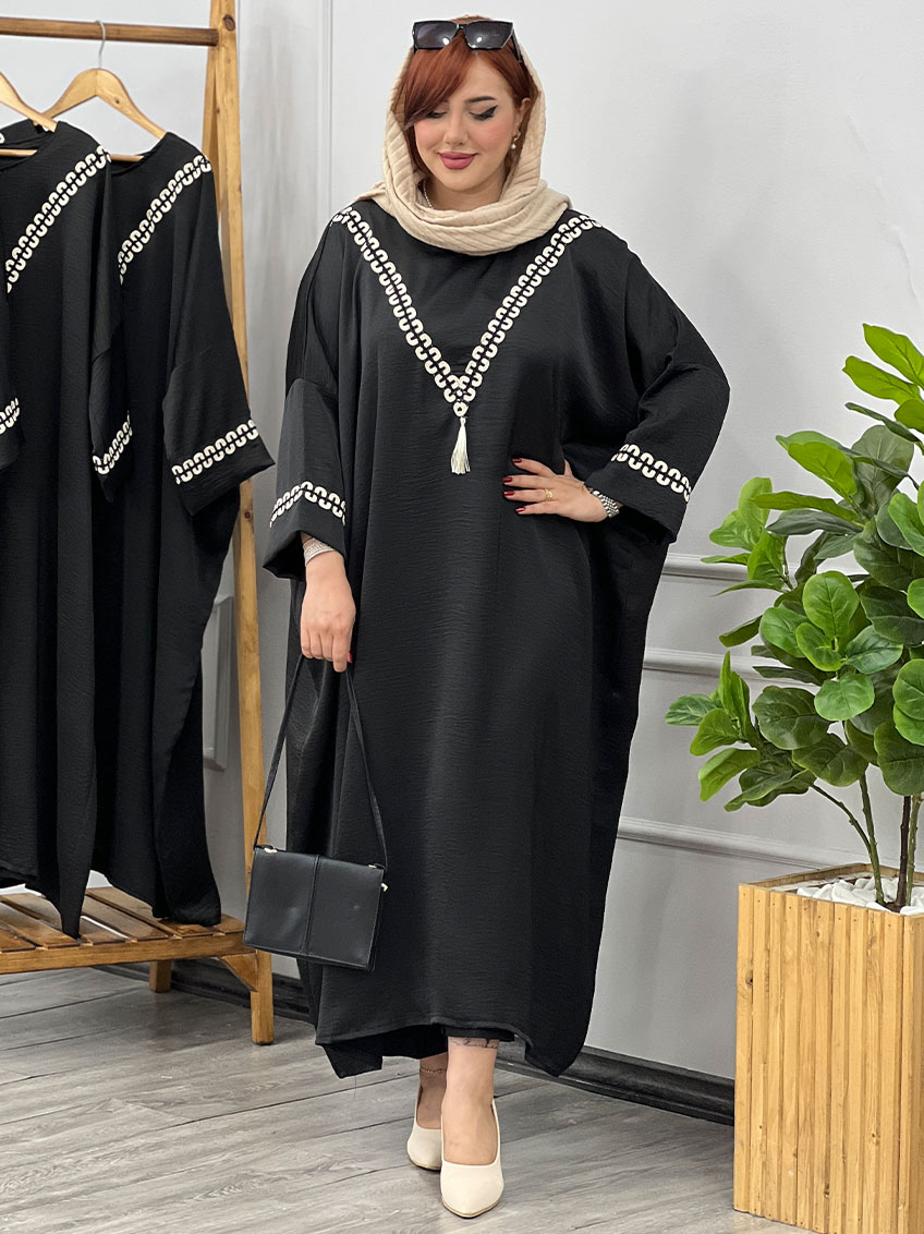 پیراهن عبایی قیطون  1