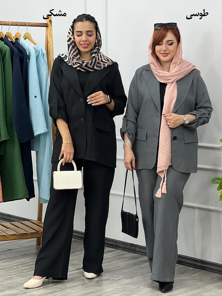 ست زنانه طوسی 1