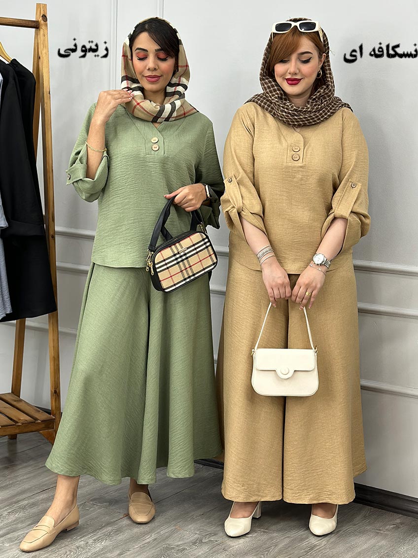 ست زنانه زیتونی 1