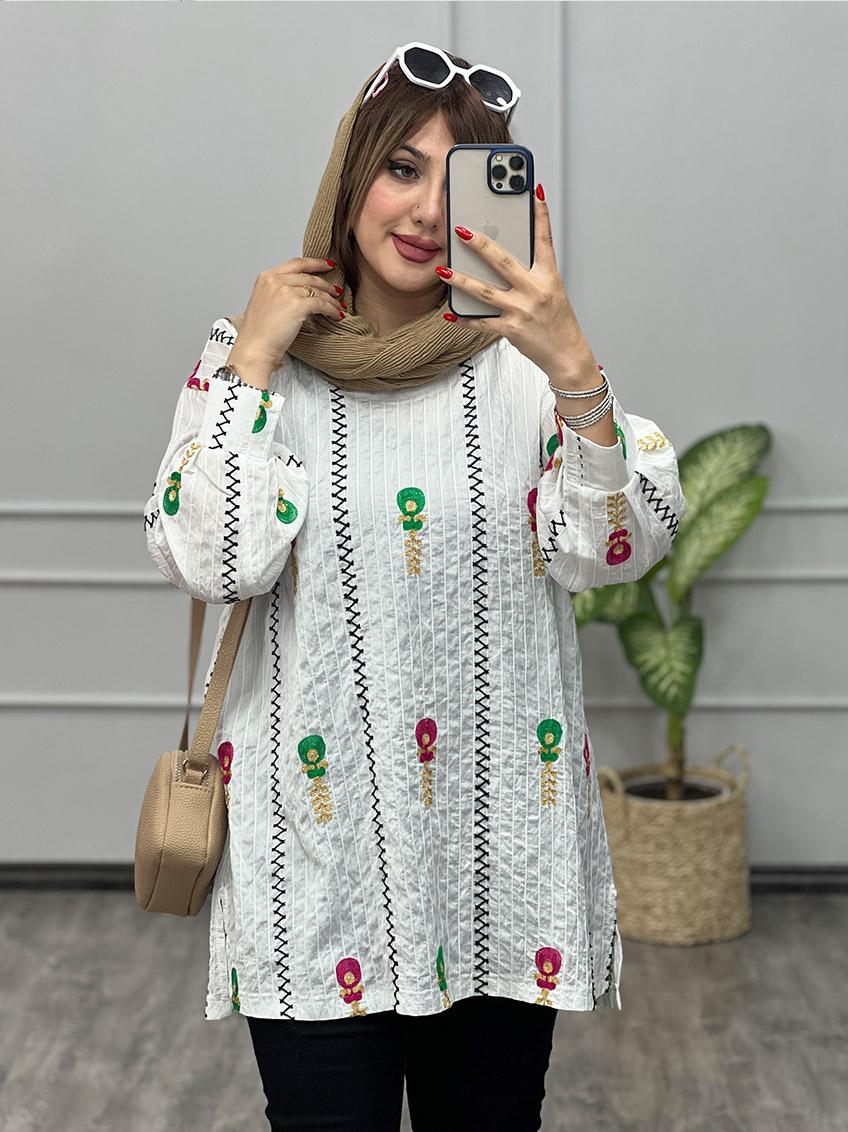 شومیز گلی  1