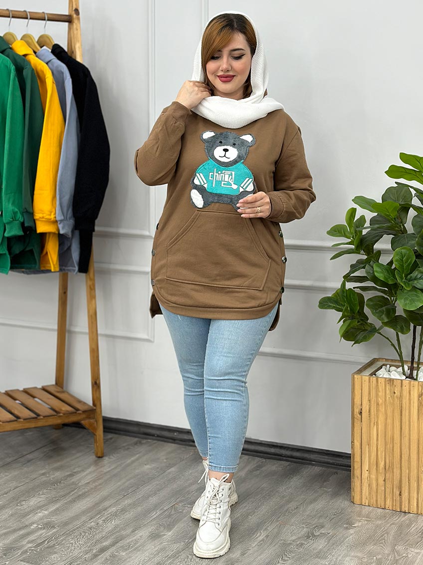 هودی قهوه ای 1