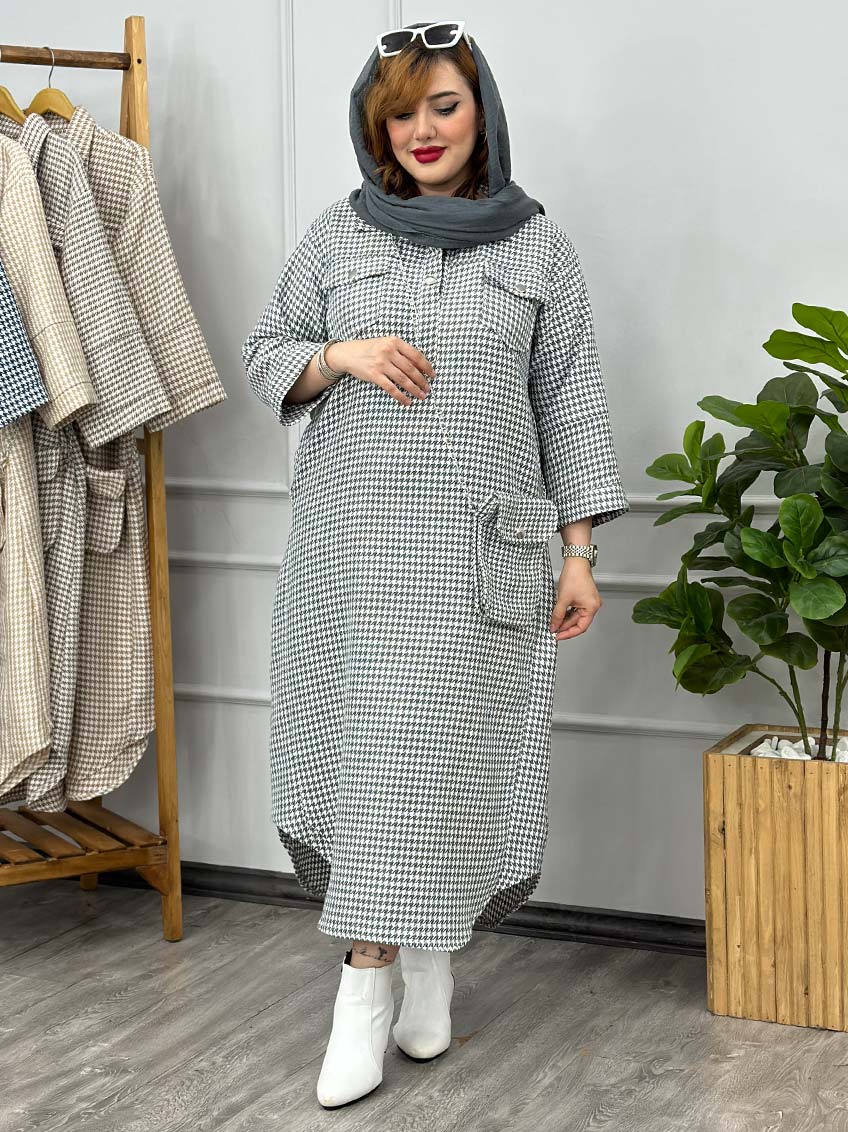 ست پیراهن و کیف کاپوچینو 1