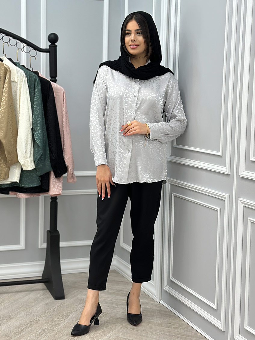 شومیز طوسی 1