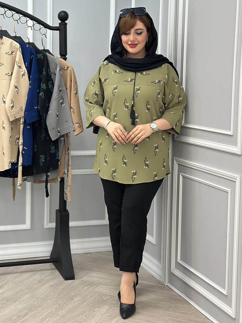شومیز زیتونی 1