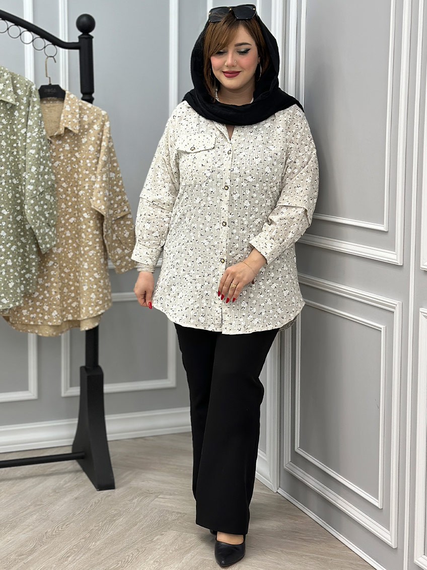 شومیز خاکی 1