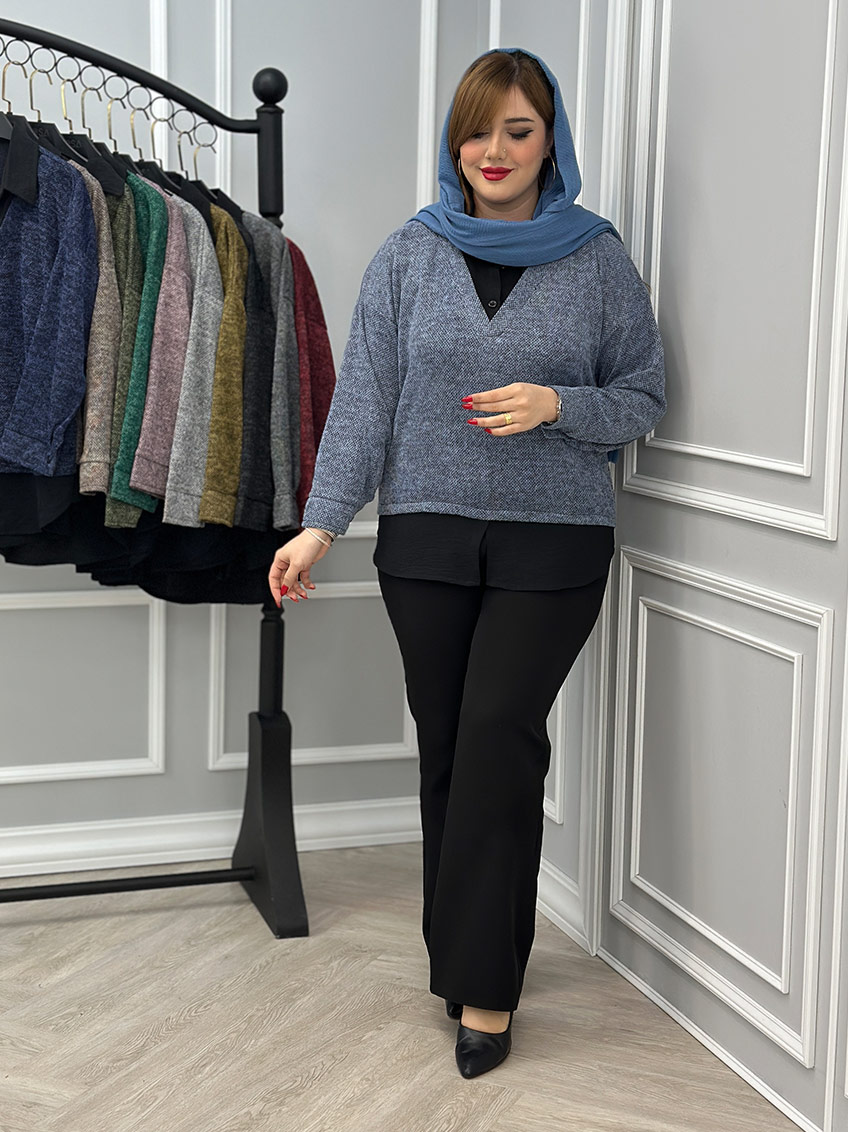 شومیز آبی 1