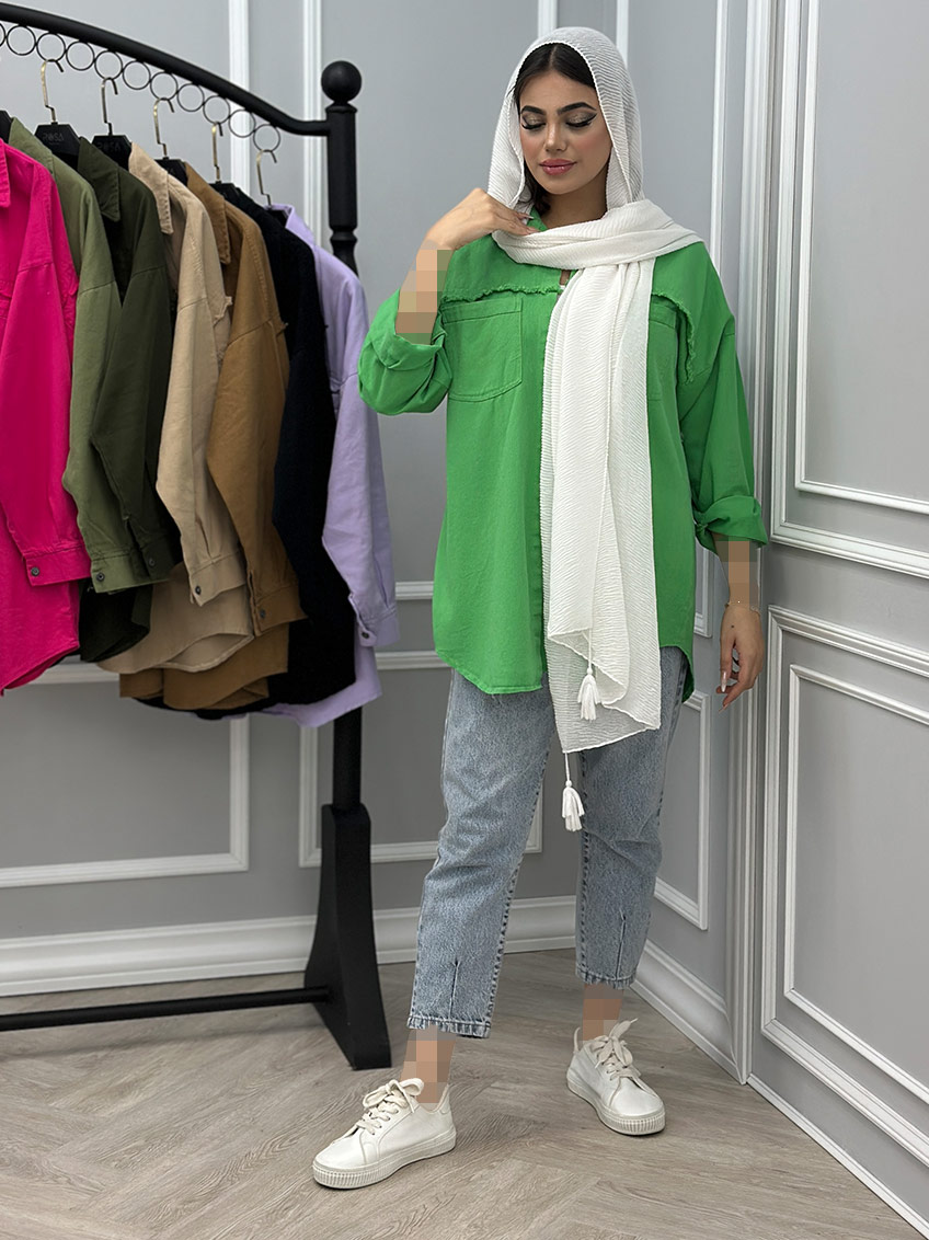 شومیز سبز روشن 1