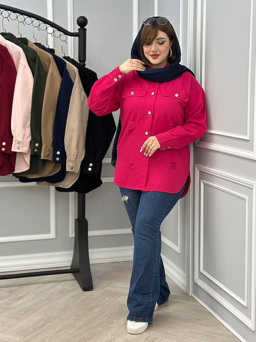 شومیز سرخابی 1