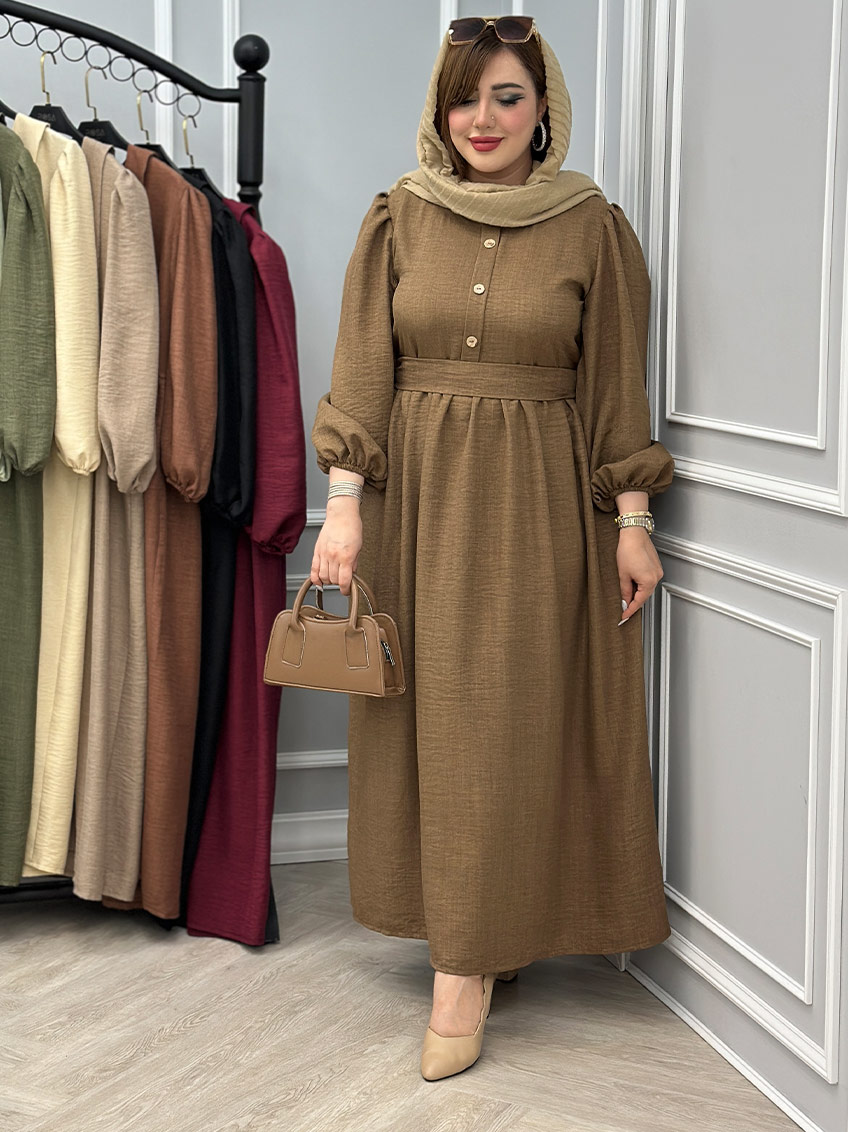 پیراهن قهوه ای 1