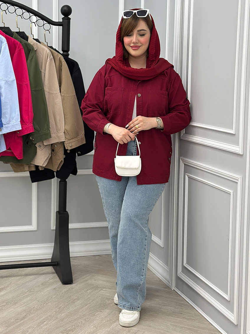 شومیز زرشکی 1