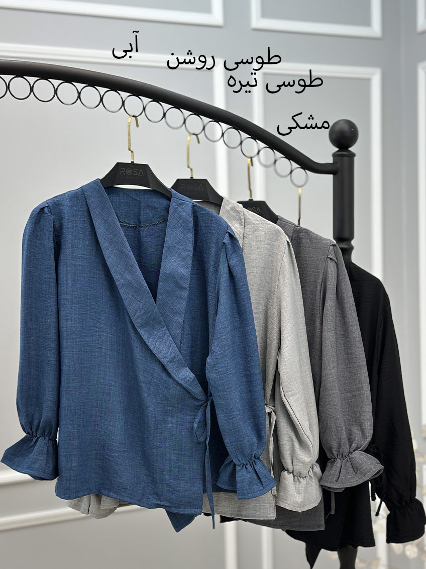 شومیز طوسی تیره 1