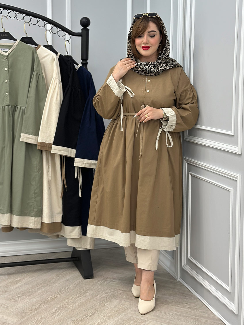 پیراهن قهوه ای 1