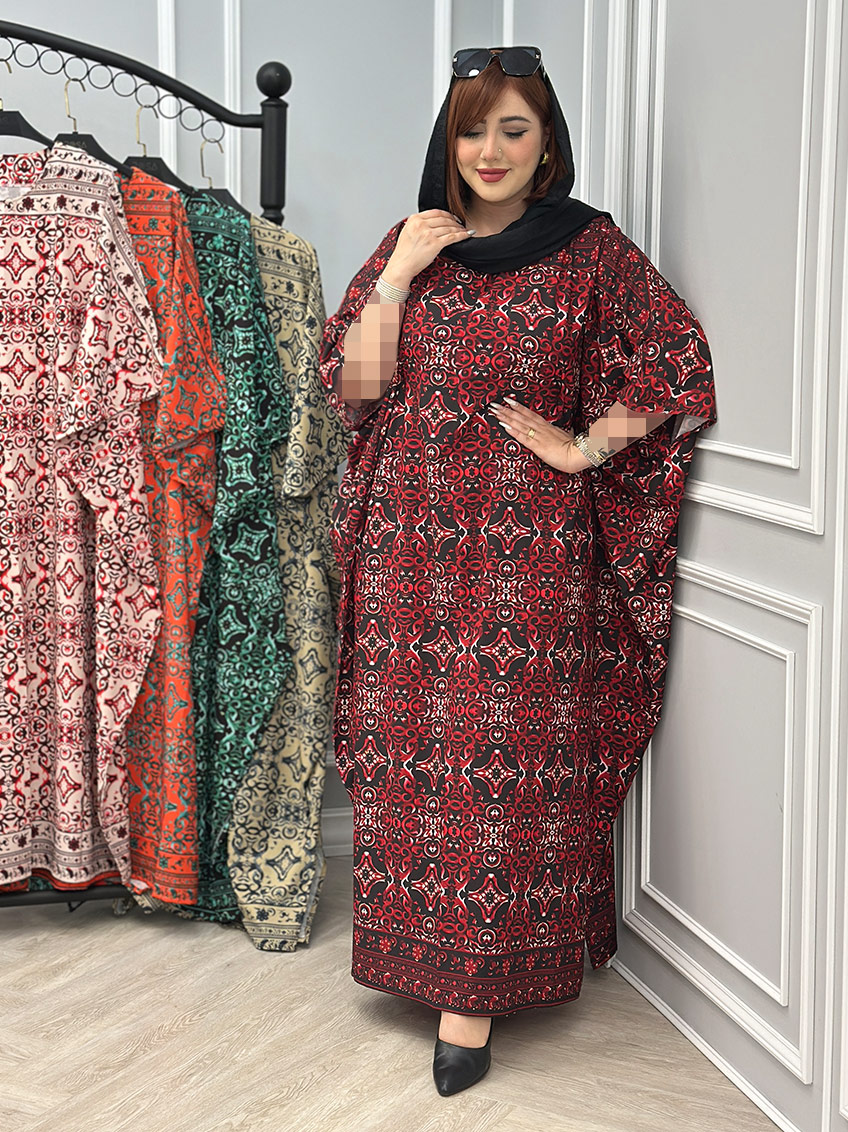 پیراهن زرشکی 1