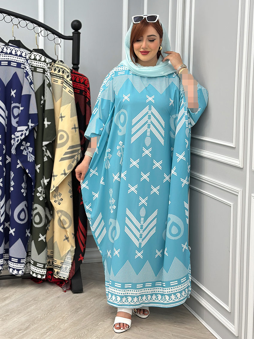 پیراهن آبی روشن 1