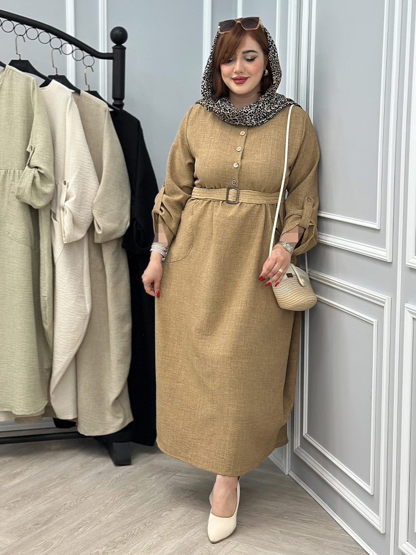 پیراهن قهوه ای 1