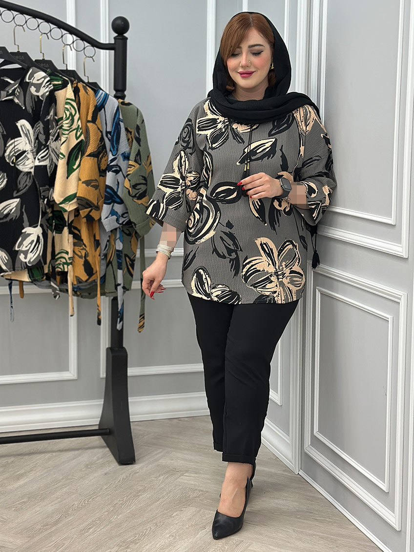 شومیز طوسی 1