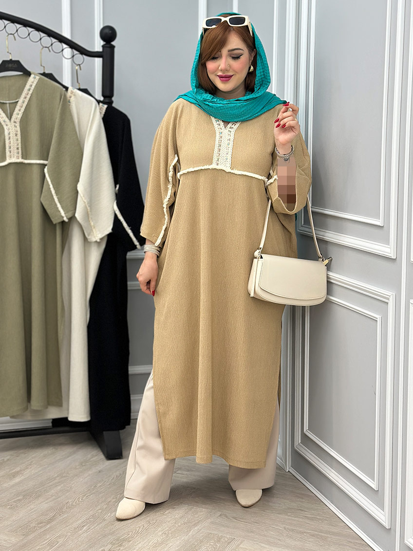 پیراهن نسکافه ای 1