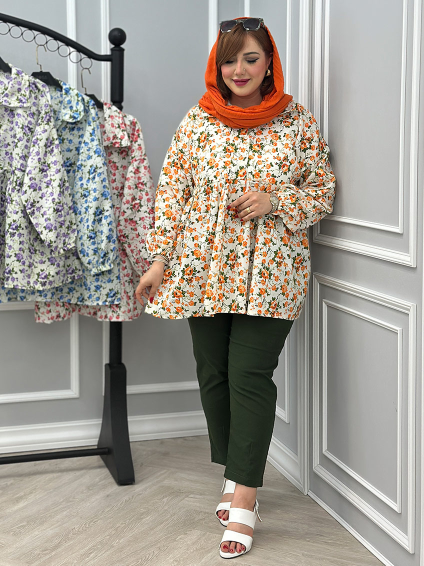 شومیز نارنجی 1