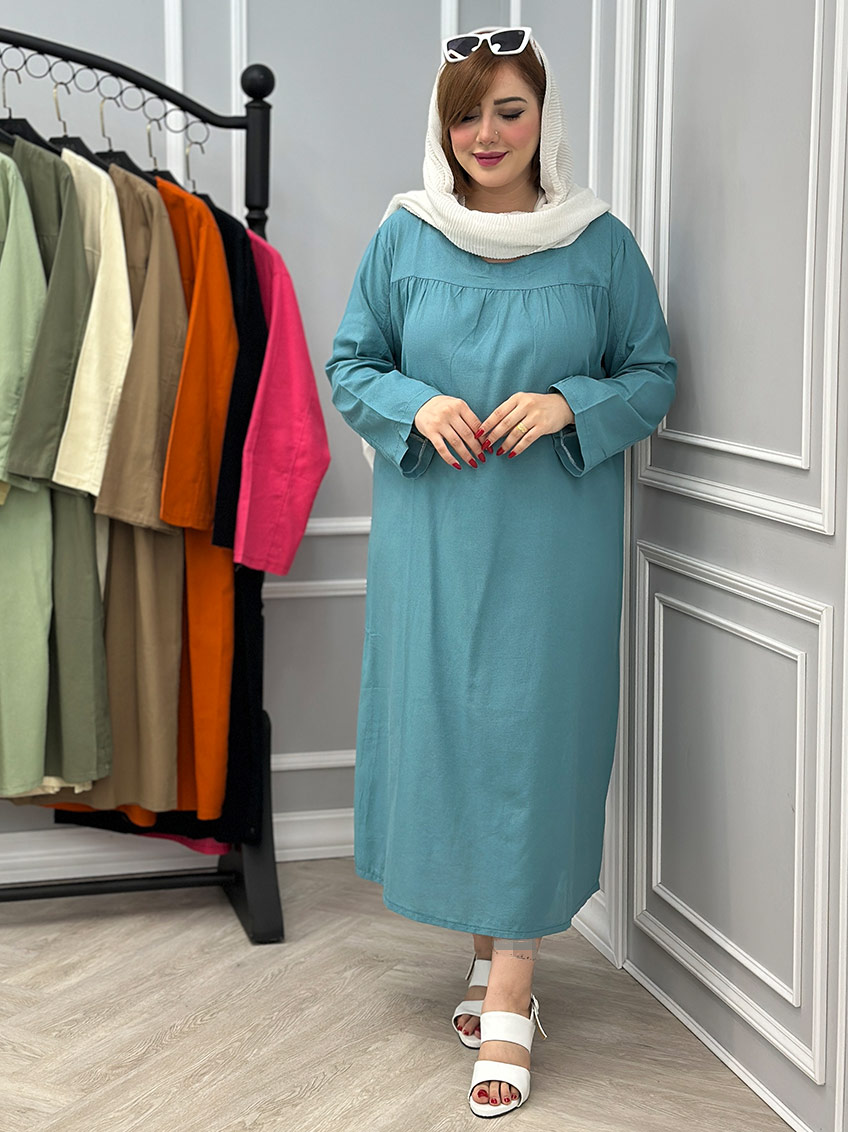 پیراهن فیروزه ای 1