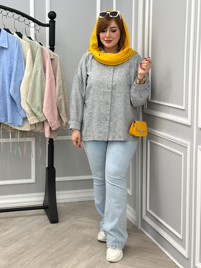 شومیز طوسی 1