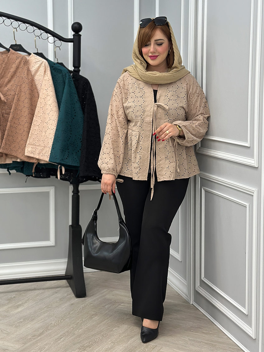 شومیز خاکی 1