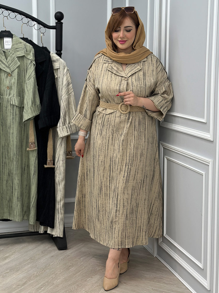 پیراهن نسکافه ای 1