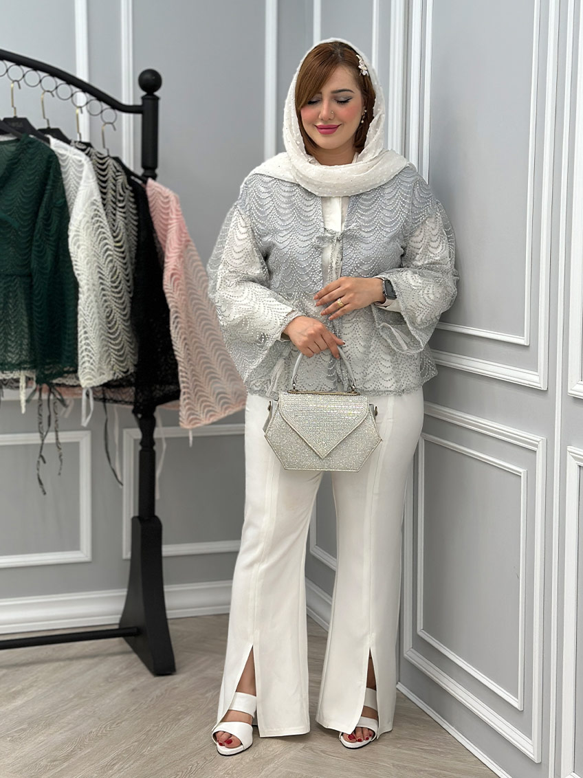 شومیز طوسی 1