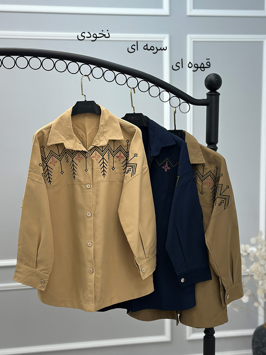 شومیز سرمه ای 1