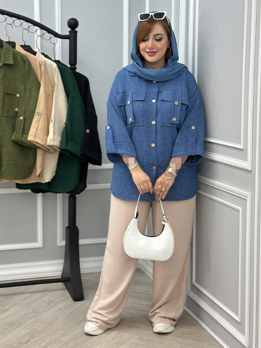 شومیز آبی 1