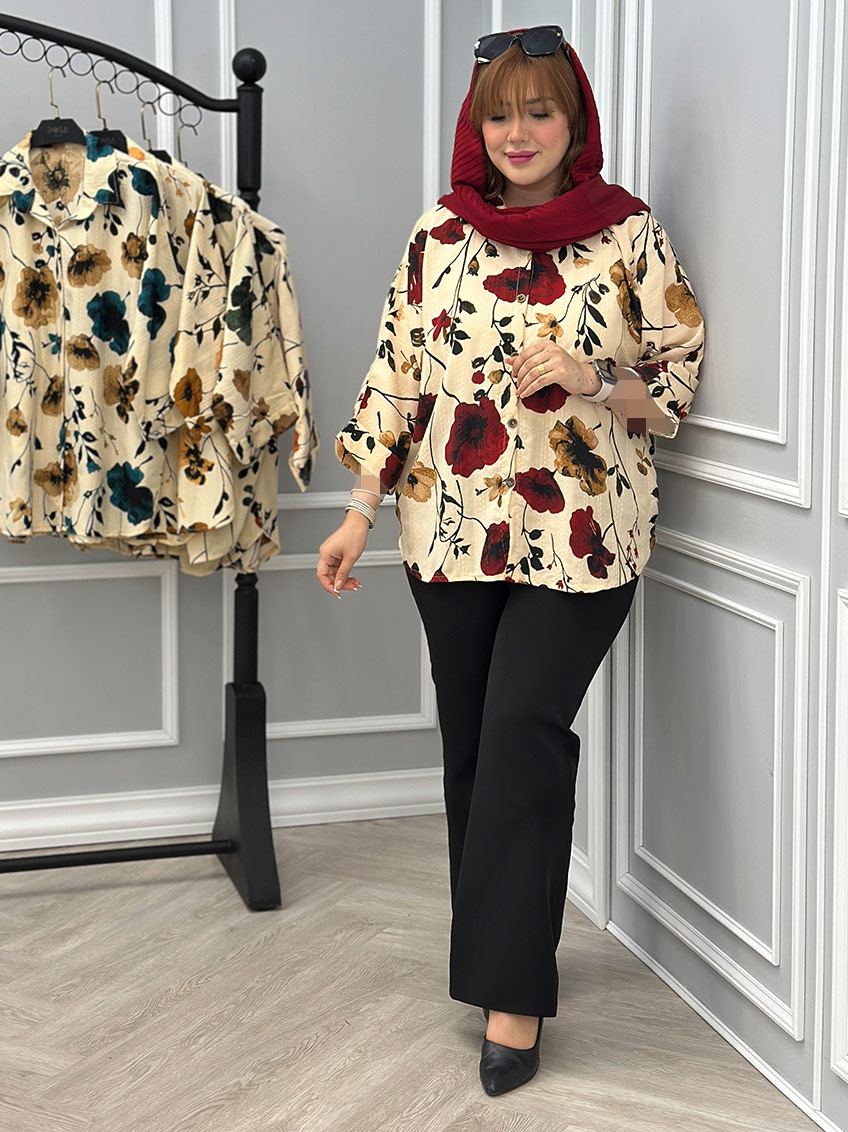 شومیز زرشکی 1