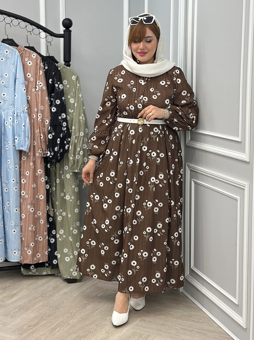پیراهن قهوه ای 1