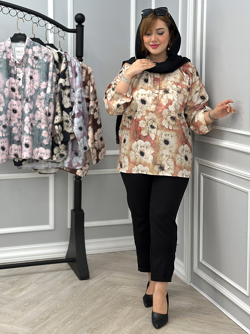 شومیز گلبهی 1