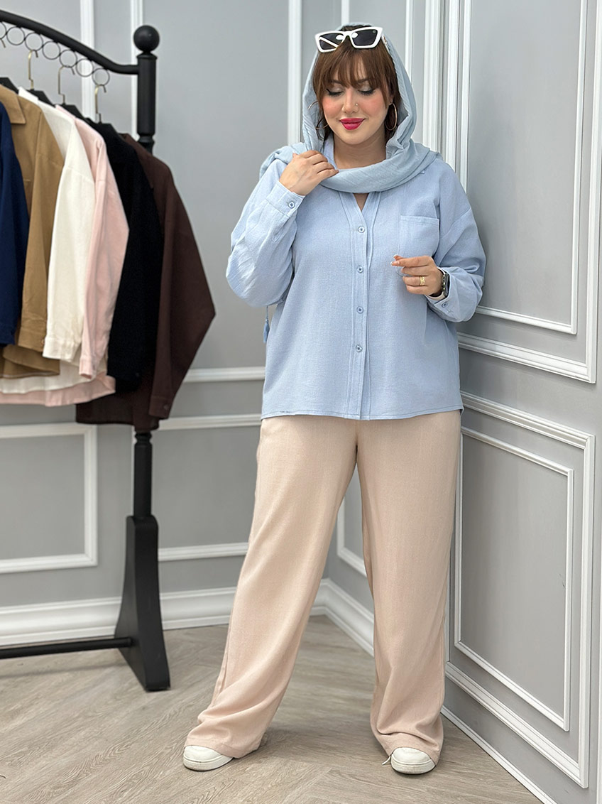 شومیز ابی روشن 1
