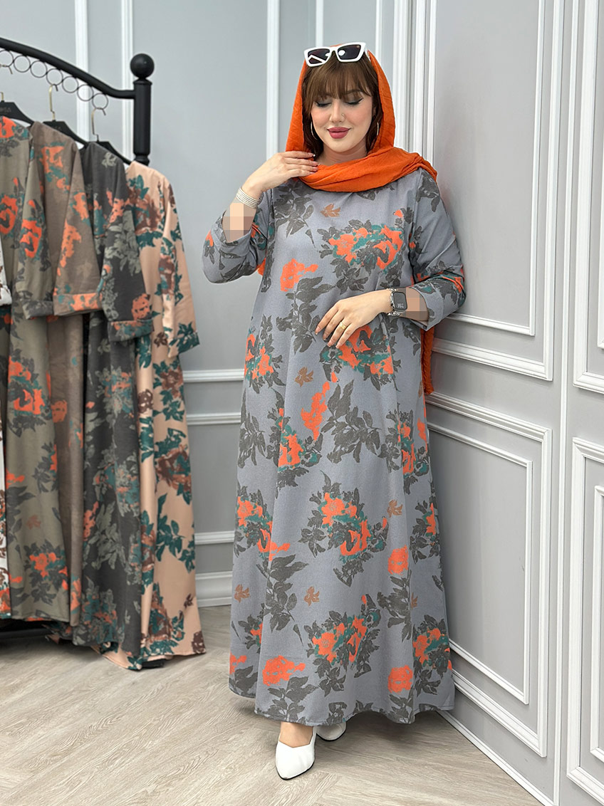 پیراهن طوسی روشن 1