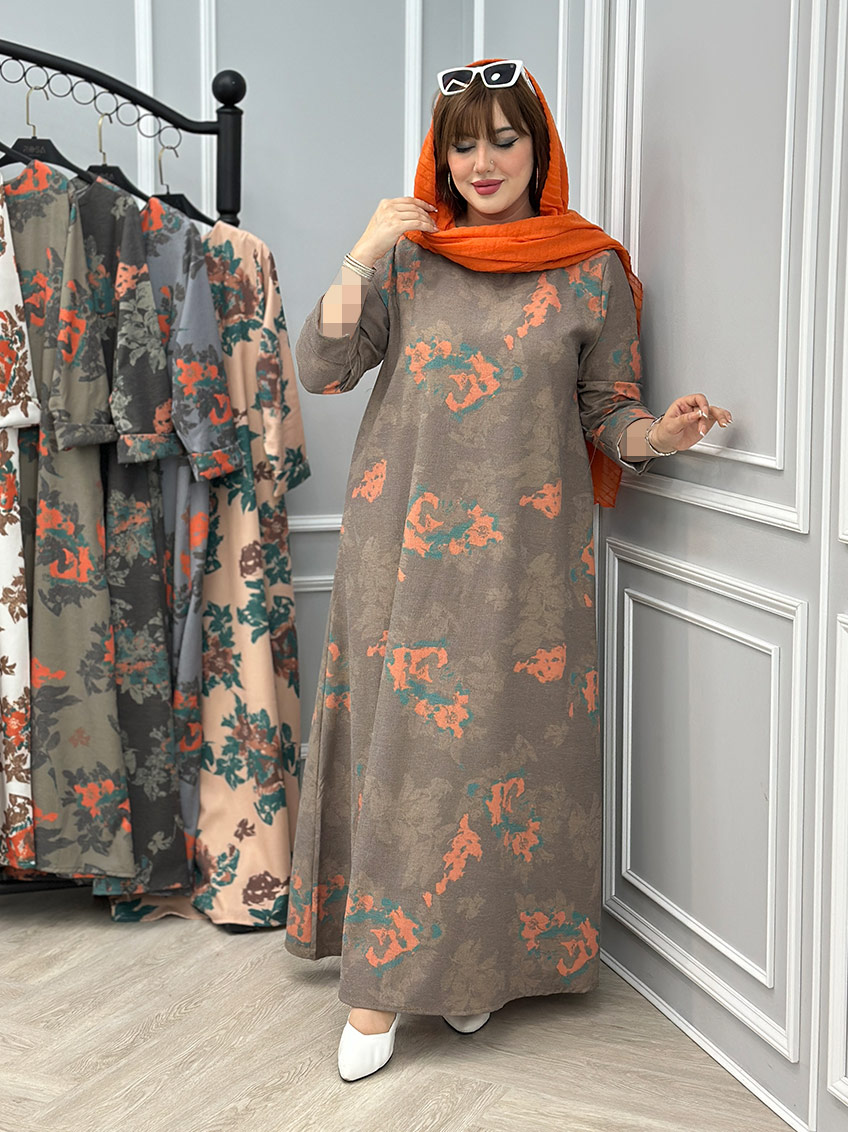 پیراهن قهوه ای 1