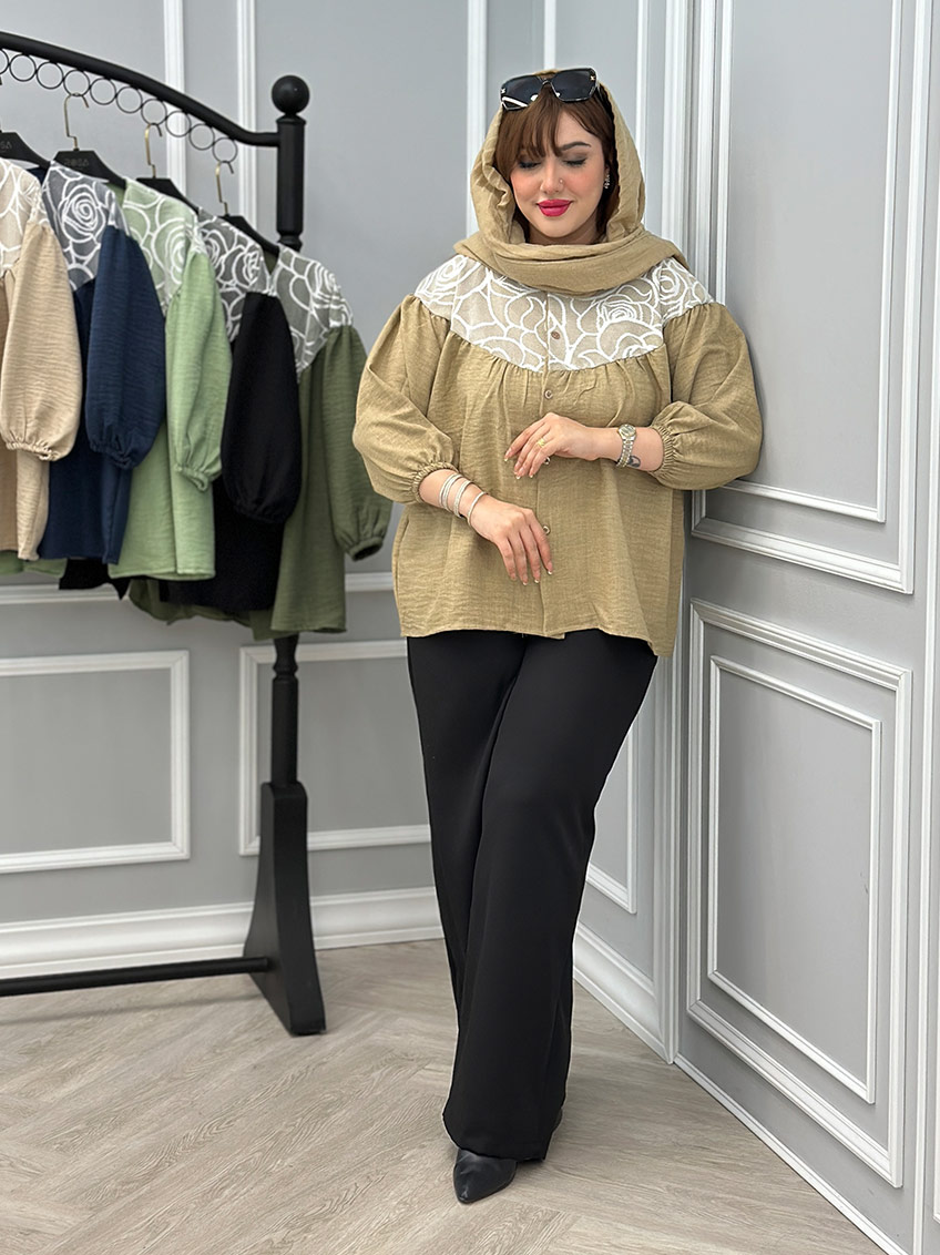 شومیز نسکافه ای 1