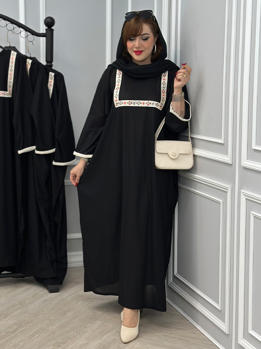 پیراهن مشکی مطهره  1