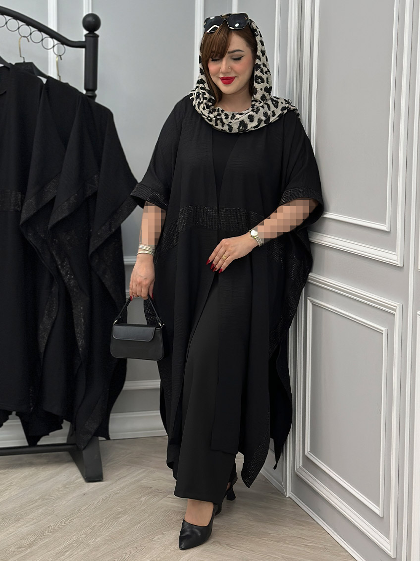 مانتو مشکی نایت  1