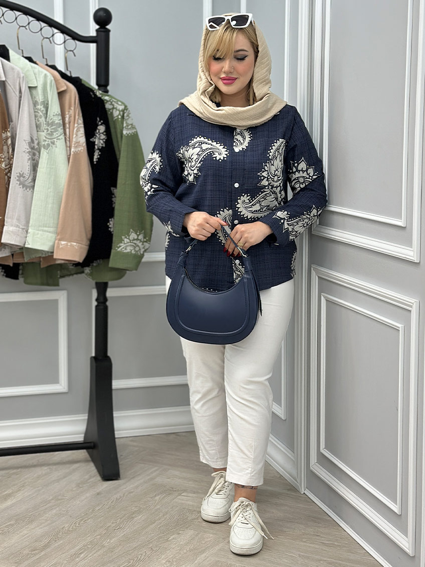 شومیز لینن زلال  1