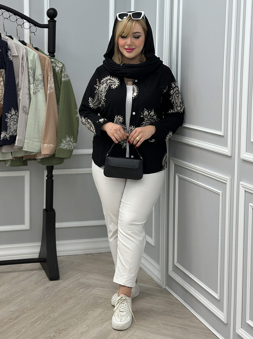 شومیز لینن زلال  1